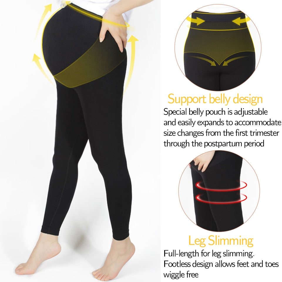 Calça Legging Para Gestante - Mamãe Merece