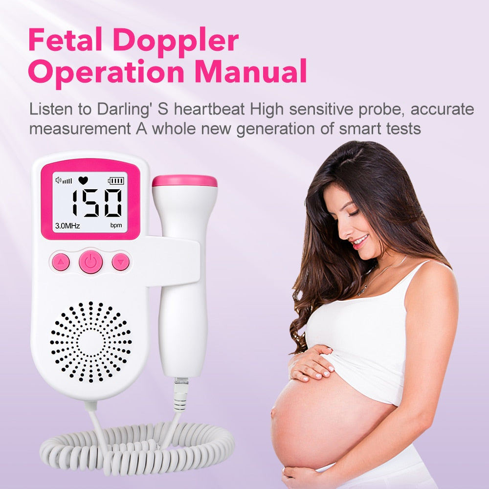 Monitor Fetal - Para ouvir o coraçãozinho do seu bebê - Mamãe Merece