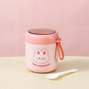 Pote Térmico Aço Inóxidável Infantil - Adulto  530ml Com talheres