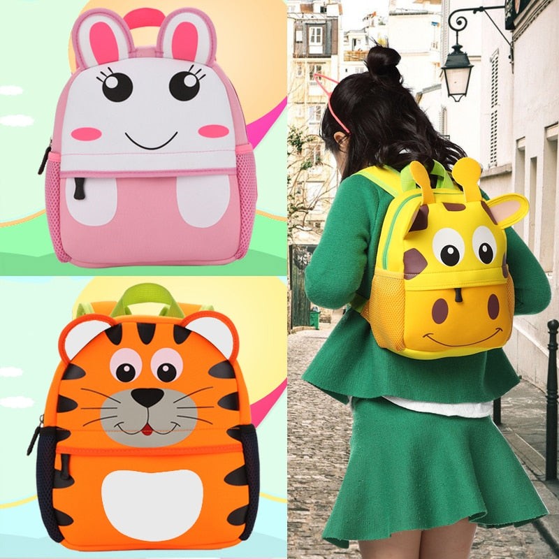 Mochila infantil de bichinhos - 3D - Mamãe Merece