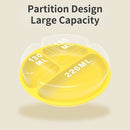 Prato de silicone com divisória - Mamãe Merece